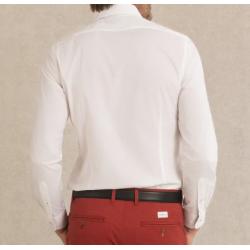 Chemise Slim en Popeline Stretch