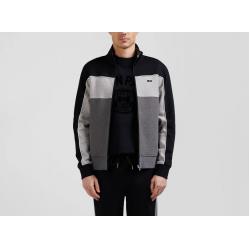 EDEN PARK - Sweatshirt zippé tricolore en coton mélangé coupe Regular