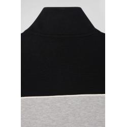 EDEN PARK - Sweatshirt zippé tricolore en coton mélangé coupe Regular