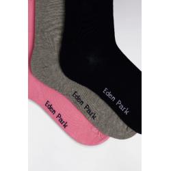 Lot de 3 paires de chaussettes en coton stretch mélangé