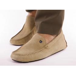 Mocassins en cuir suédé