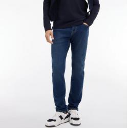 Jean slim bleu en coton extensible - SLIM