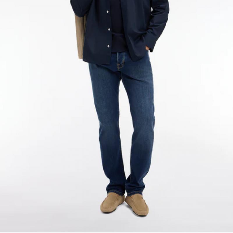 Jean bleu en coton stretch - REGULAR