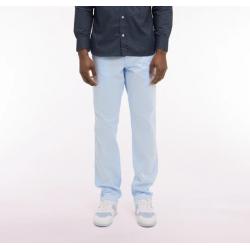 Pantalon chino ciel regular en coton stretch
