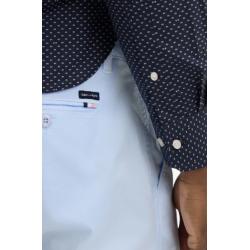 Pantalon chino ciel regular en coton stretch