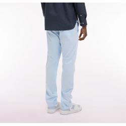 Pantalon chino ciel regular en coton stretch