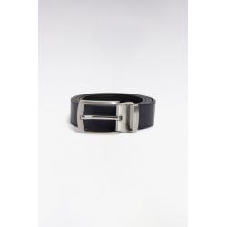 Coffret ceinture en cuir de vachette noir