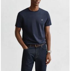 T-shirt bleu coupe regular Shield