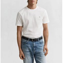 T-shirt blanc coupe regular Shield