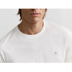 T-shirt blanc coupe regular Shield