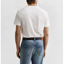 T-shirt blanc coupe regular Shield