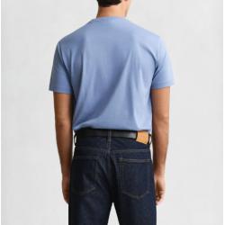 T-shirt bleu délavé coupe regular Shield