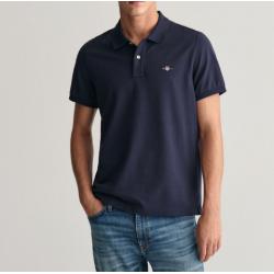 Polo regular fit en coton piqué Shield