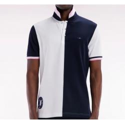 Polo à manches courtes en...