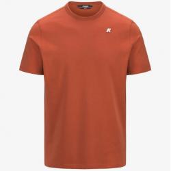 ADAME ORANGE LIGHT STRETCH JERSEY - T-Shirt pour homme en coton