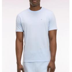 T-shirt ciel à manches courtes en coton Pima coupe regular