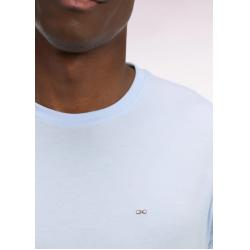 T-shirt ciel à manches courtes en coton Pima coupe regular