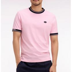 T-shirt rose à manches...