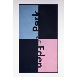 Serviette de plage en coton marine colorblock Eden Park