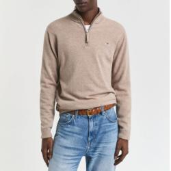 Pull à demi-zip en laine d'agneau ultra-fine