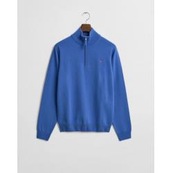 Pull à demi-zip en laine d'agneau ultra-fine