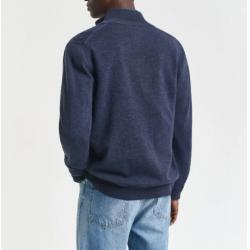 Cardigan zippé en laine d'agneau ultra-fine