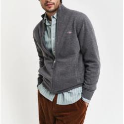 Cardigan zippé en laine d'agneau ultra-fine