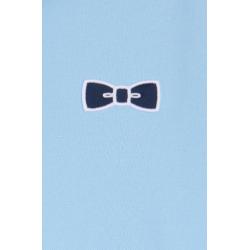 EDEN PARK - Polo à manches courtes en coton passepoil contrasté coupe droite