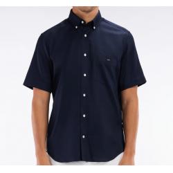 EDEN PARK - Chemise à manches courtes en coton coupe droite