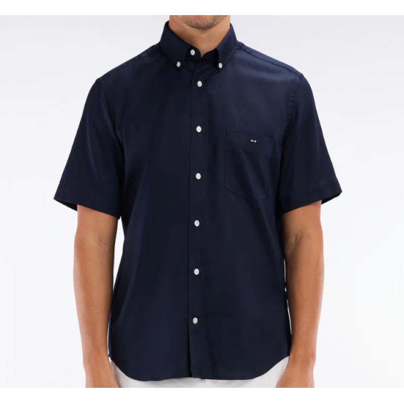 EDEN PARK - Chemise à manches courtes en coton coupe droite