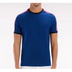 EDEN PARK - T-shirt en coton broderie dos et découpes coupe droite