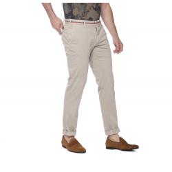 MASON'S - PANTALON MILANO EN SATIN STRETCH 