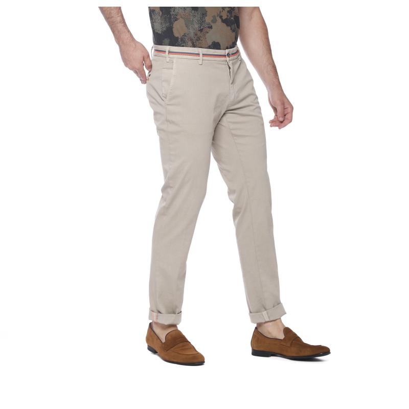 MASON'S - PANTALON MILANO EN SATIN STRETCH 