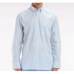 EDEN PARK - Chemise en coton rayée coupe droite