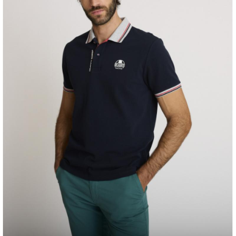 Polo coton bleu marine LASUPER