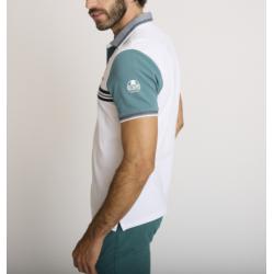 Polo sport en coton blanc LUCIDI