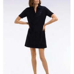 Robe courte en éponge marine coupe droite