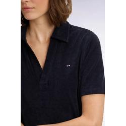 Robe courte en éponge marine coupe droite