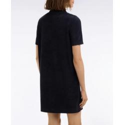 Robe courte en éponge marine coupe droite