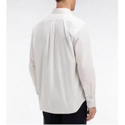 Chemise blanche unie en coton