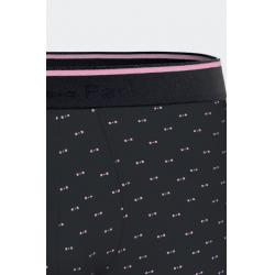 Boxer en jersey de coton stretch marine à micromotifs nœuds papillon