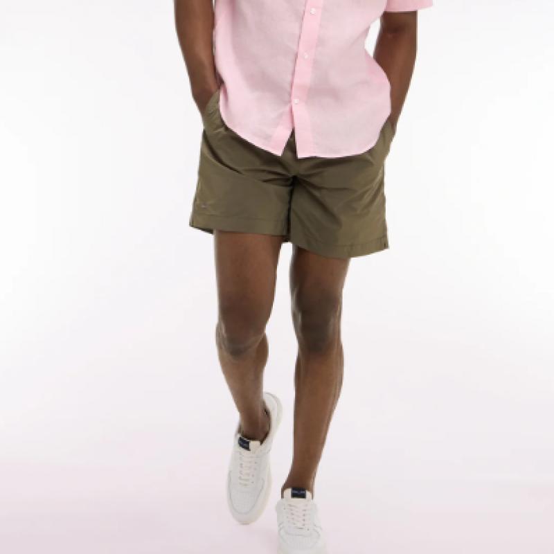 Maillot de bain uni kaki