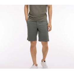 Bermuda chino en gabardine stretch kaki
