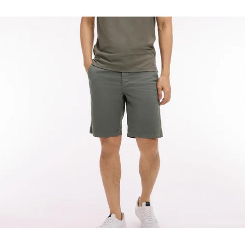 Bermuda chino en gabardine stretch kaki