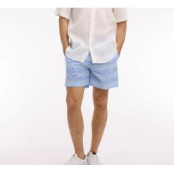 Maillot de bain à rayures bleu ciel