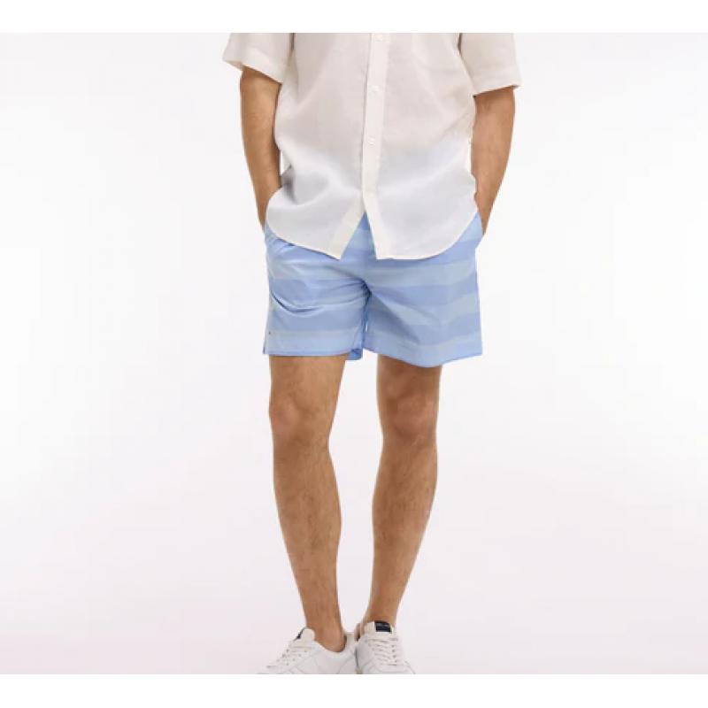 Maillot de bain à rayures bleu ciel