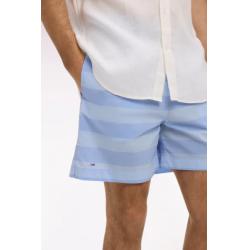 Maillot de bain à rayures bleu ciel