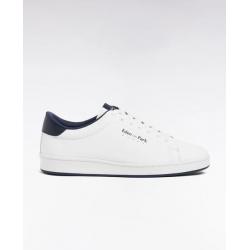 Baskets en cuir blanc