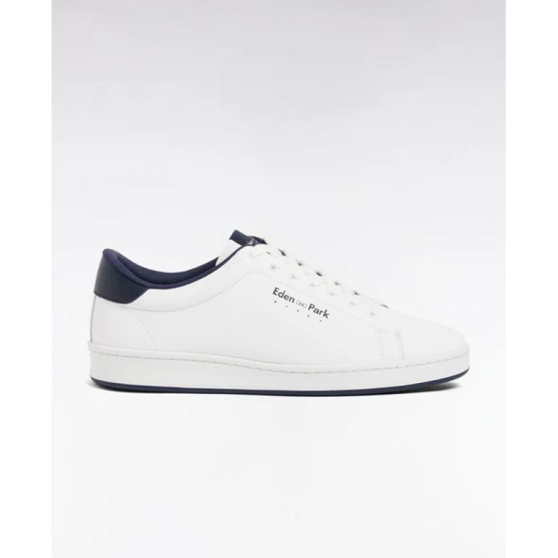 Baskets en cuir blanc