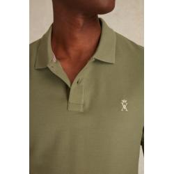 Polo Vert Romarin Pablo à Manches Courtes